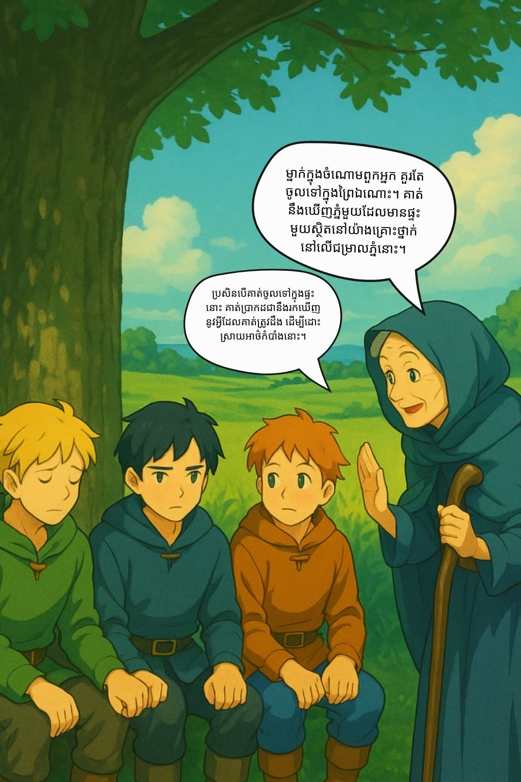 អារក្ស និងទាហានបីនាក់: oneshot